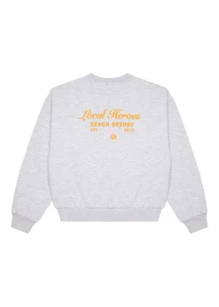 LOCAL HEROES BLUZA ALOHA SZARA CREW NECK