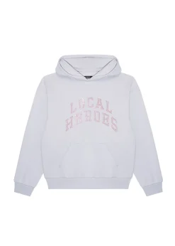 LOCAL HEROES BLUZA AURA RHINESTONES LIGHT GREY