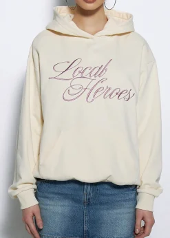 LOCAL HEROES BLUZA LH BLUSH KREMOWA