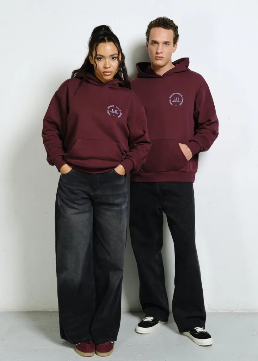LOCAL HEROES BLUZA LH CLUB BURGUNDY