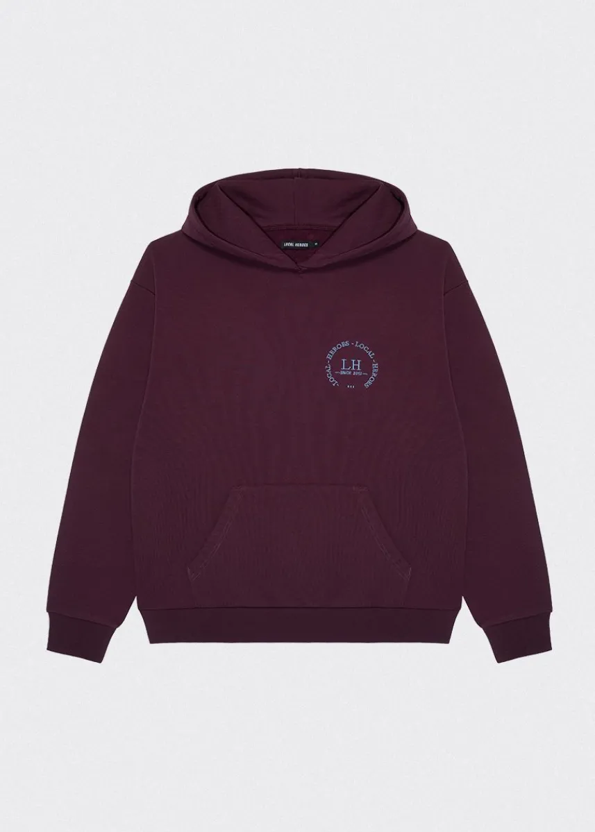LOCAL HEROES BLUZA LH CLUB BURGUNDY