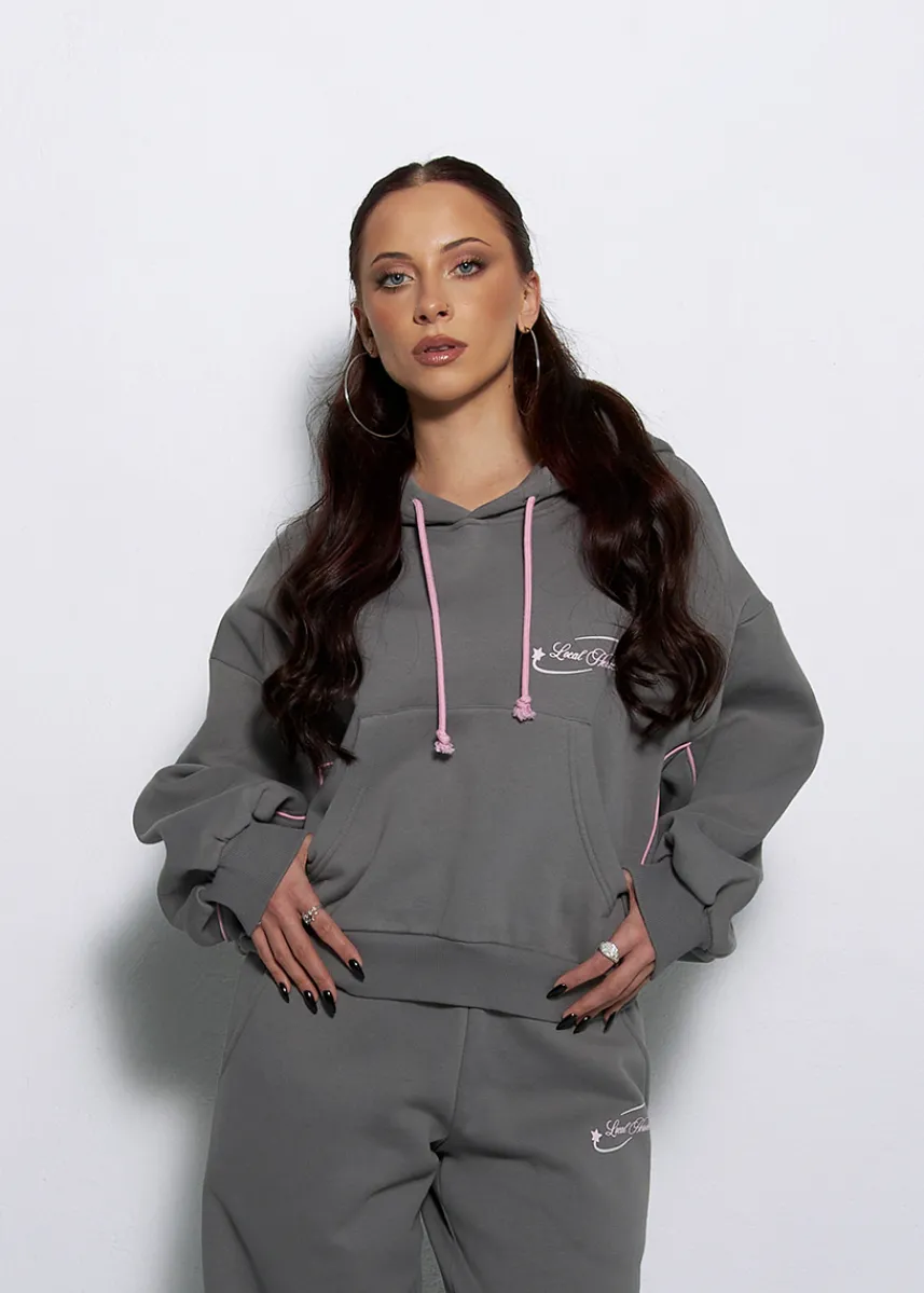 LOCAL HEROES BLUZA LH SATURN CIEMNOSZARA