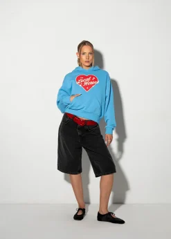 LOCAL HEROES BLUZA LOVE MOTEL NIEBIESKA