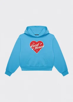 LOCAL HEROES BLUZA LOVE MOTEL NIEBIESKA