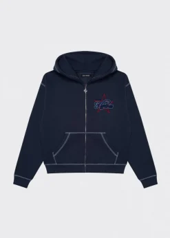 LOCAL HEROES BLUZA ROZPINANA COUNTRY CLUB GRANATOWA