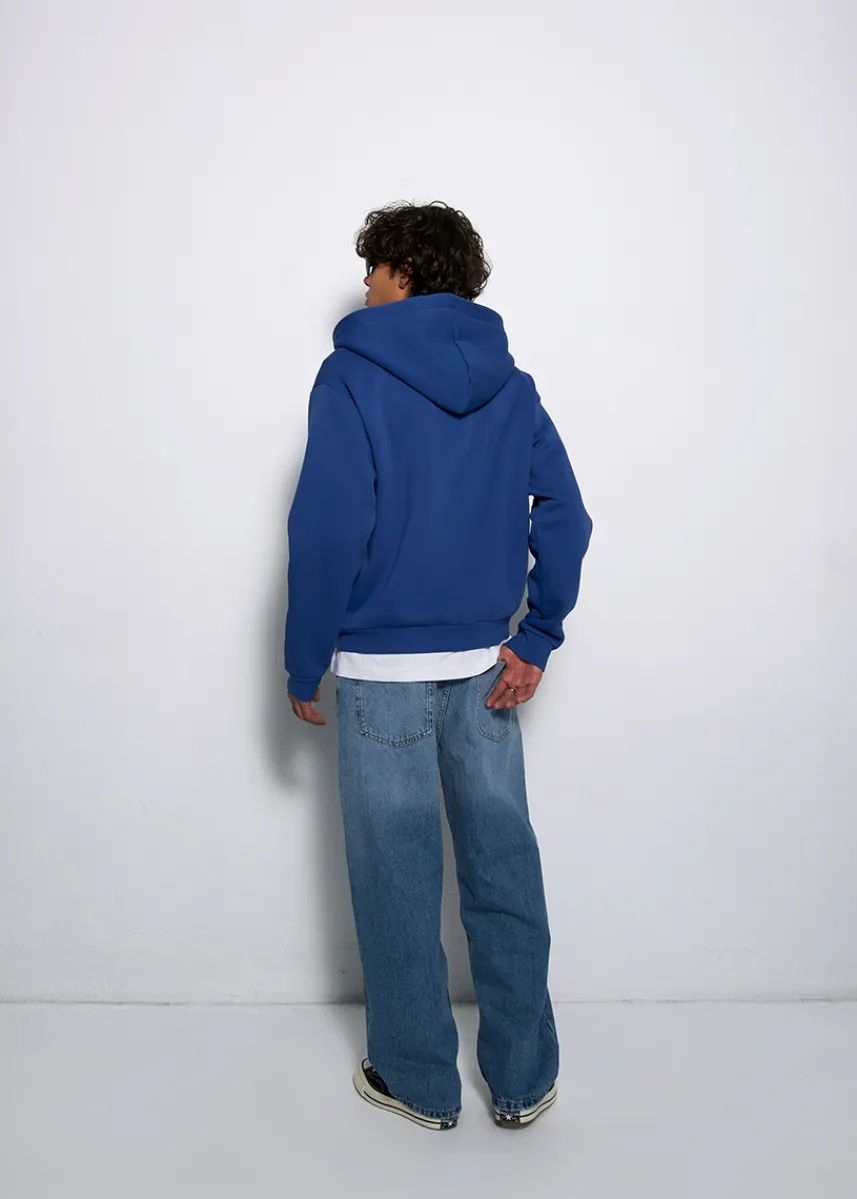 LOCAL HEROES BLUZA ROZPINANA TROUBLE GRANATOWA