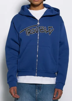 LOCAL HEROES BLUZA ROZPINANA TROUBLE GRANATOWA