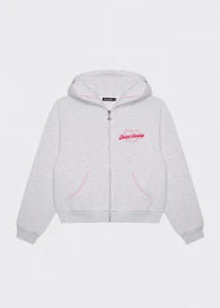 LOCAL HEROES BLUZA ROZPINANA YOUR HEART SZARA