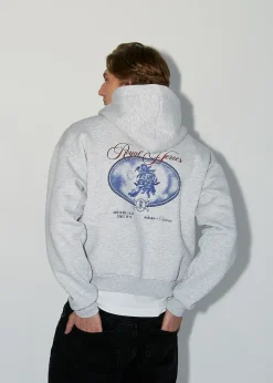 LOCAL HEROES BLUZA Z KAPTUREM ROYAL HEROES MELANŻ
