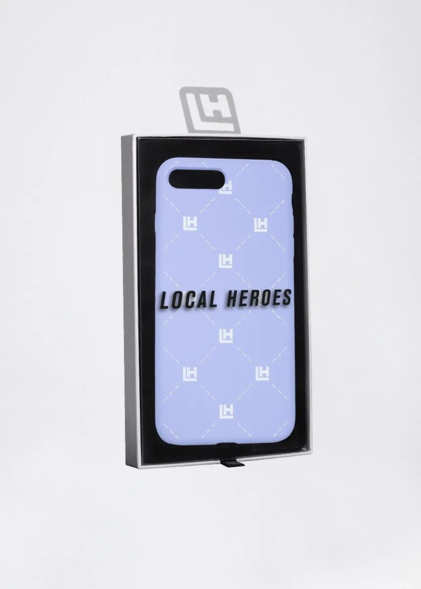 LOCAL HEROES ETUI MONOGRAM LAWENDOWO-BIAŁE
