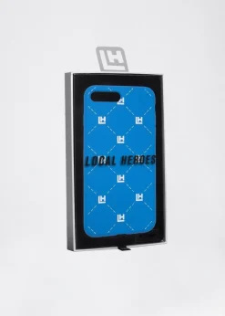 LOCAL HEROES ETUI MONOGRAM NIEBIESKO-BIAŁE