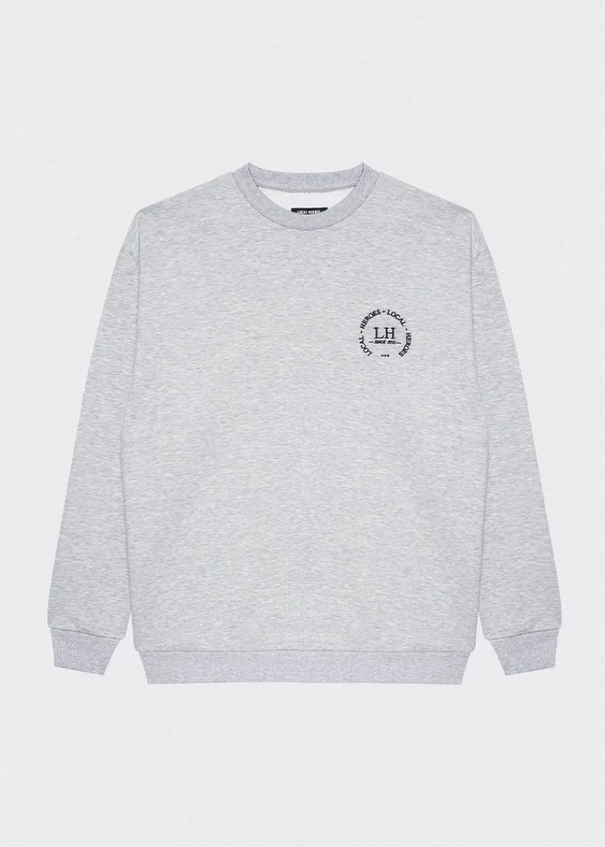 LOCAL HEROES LH CLUB DARK GREY SWEATSHIRT MENS