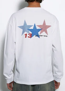 LOCAL HEROES LONGSLEEVE ALL STAR BIAŁY