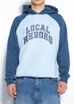 LOCAL HEROES MĘSKA BLUZA AURA NIEBIESKA