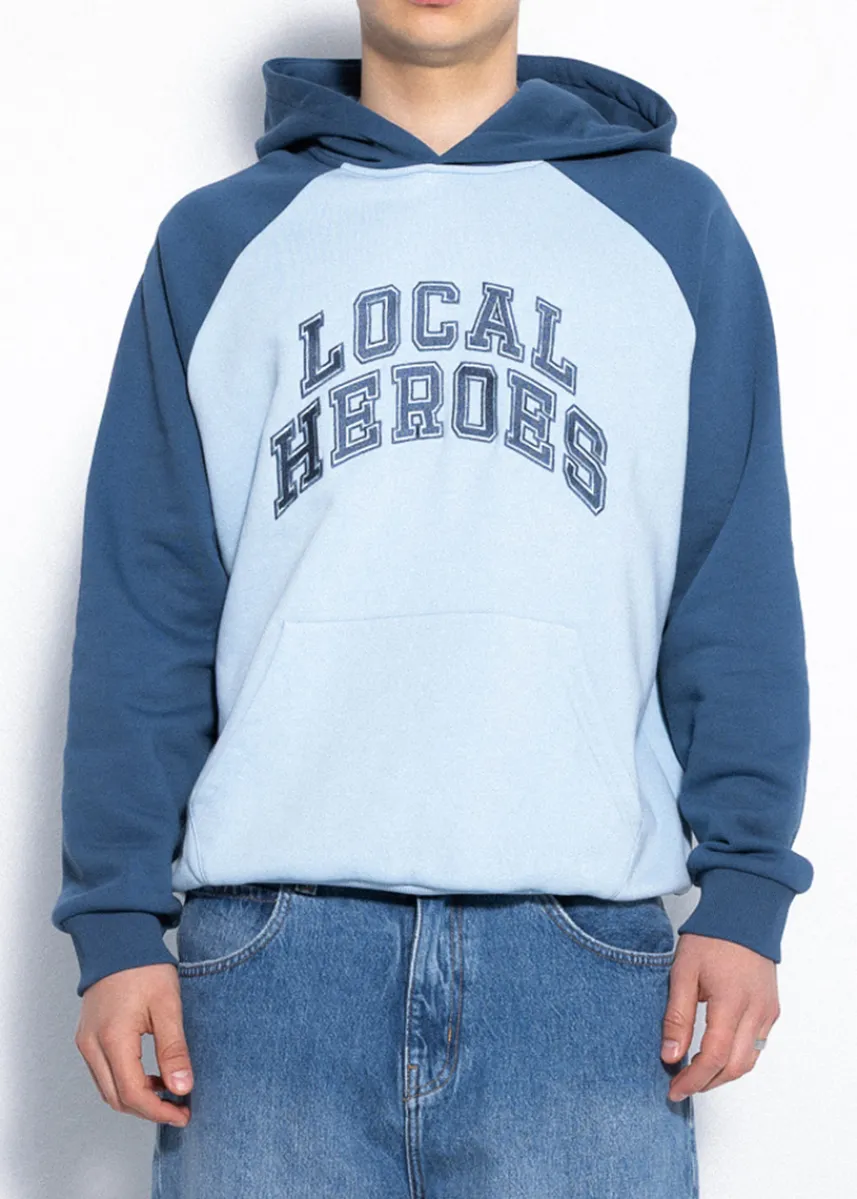 LOCAL HEROES MĘSKA BLUZA AURA NIEBIESKA