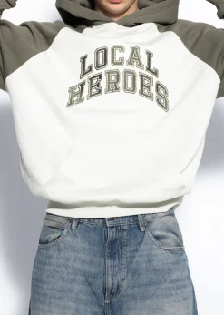 LOCAL HEROES MĘSKA BLUZA AURA ZIELONO-KREMOWA