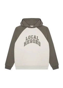 LOCAL HEROES MĘSKA BLUZA AURA ZIELONO-KREMOWA