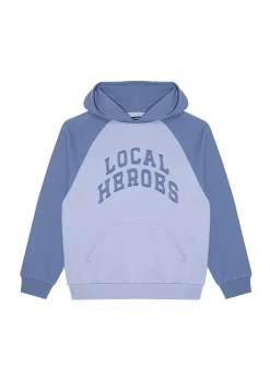 LOCAL HEROES NIEBIESKA BLUZA Z KAPTUREM AURA