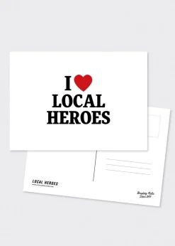 LOCAL HEROES POCZTÓWKA I HEART LH BIAŁA