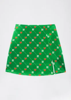 LOCAL HEROES SPÓDNICA LH MONOGRAM BERRY
