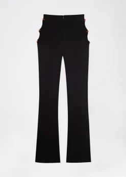 LOCAL HEROES SPODNIE DZWONY ROSE BLACK