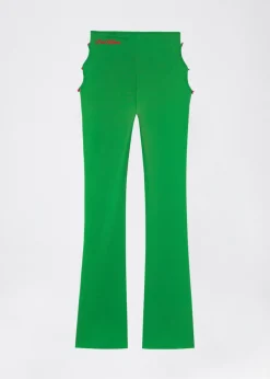 LOCAL HEROES SPODNIE DZWONY ROSE GREEN