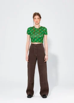 LOCAL HEROES TOP LH MONOGRAM BERRY