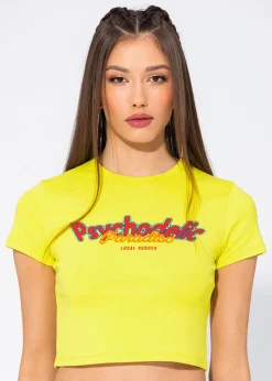 LOCAL HEROES TOP SLIM FIT PSYCHODELIC PARADISO