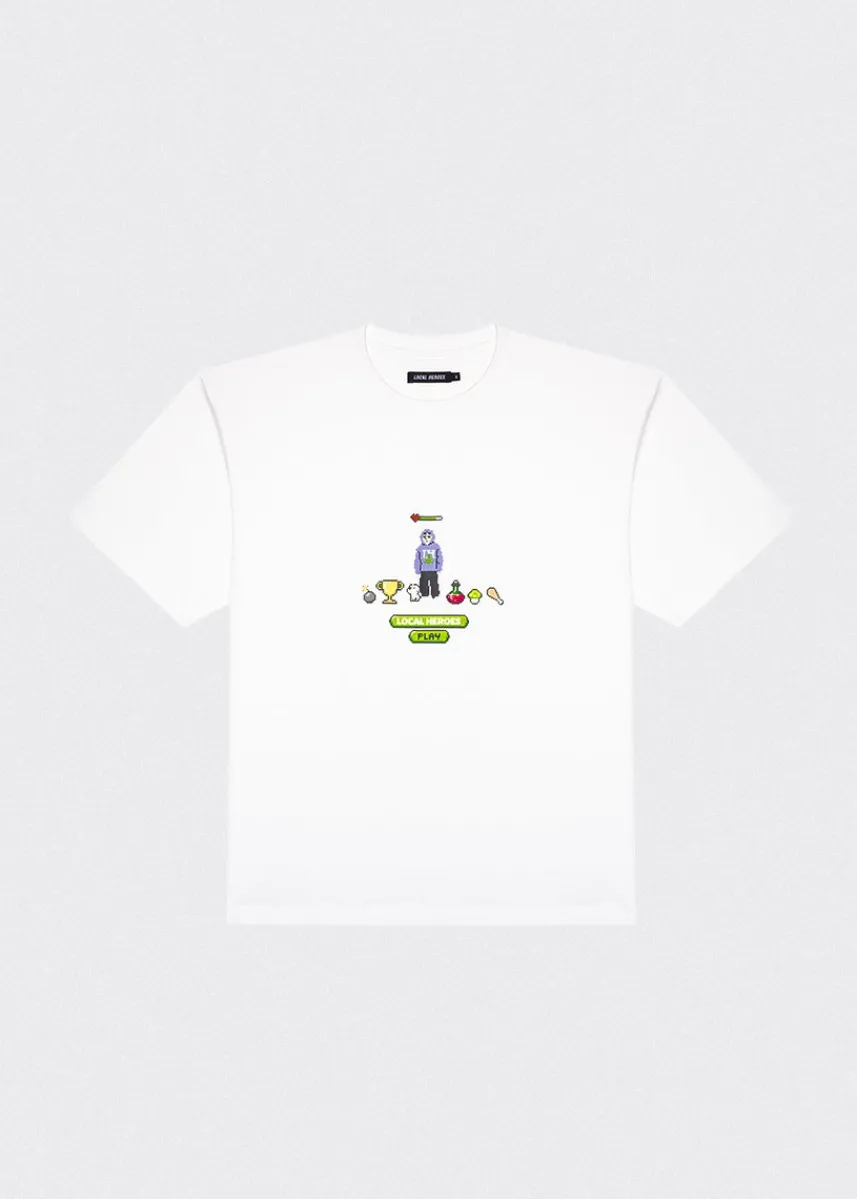 LOCAL HEROES T-SHIRT GAME BIAŁY