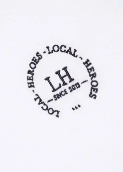 LOCAL HEROES T-SHIRT LH CLUB SLIM FIT BIAŁY