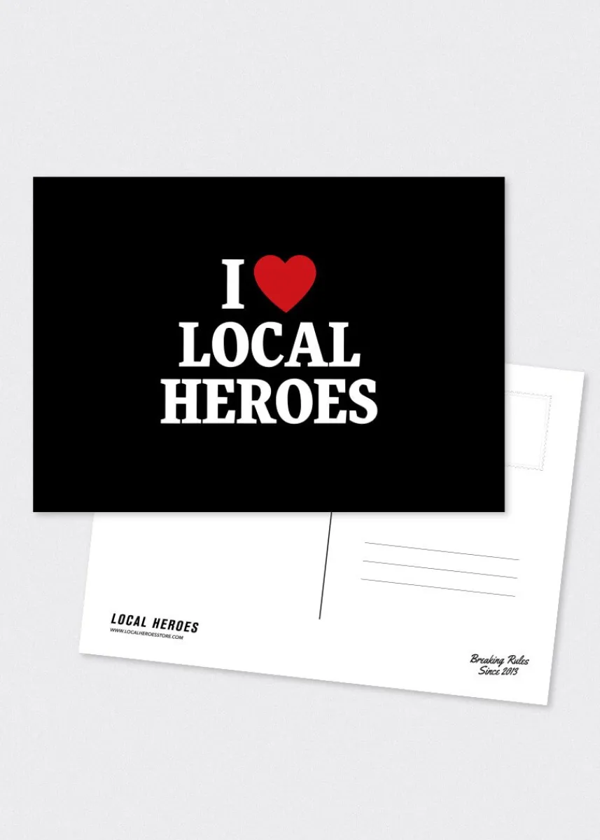 LOCAL HEROES ZESTAW POCZTÓWEK I HEART LH